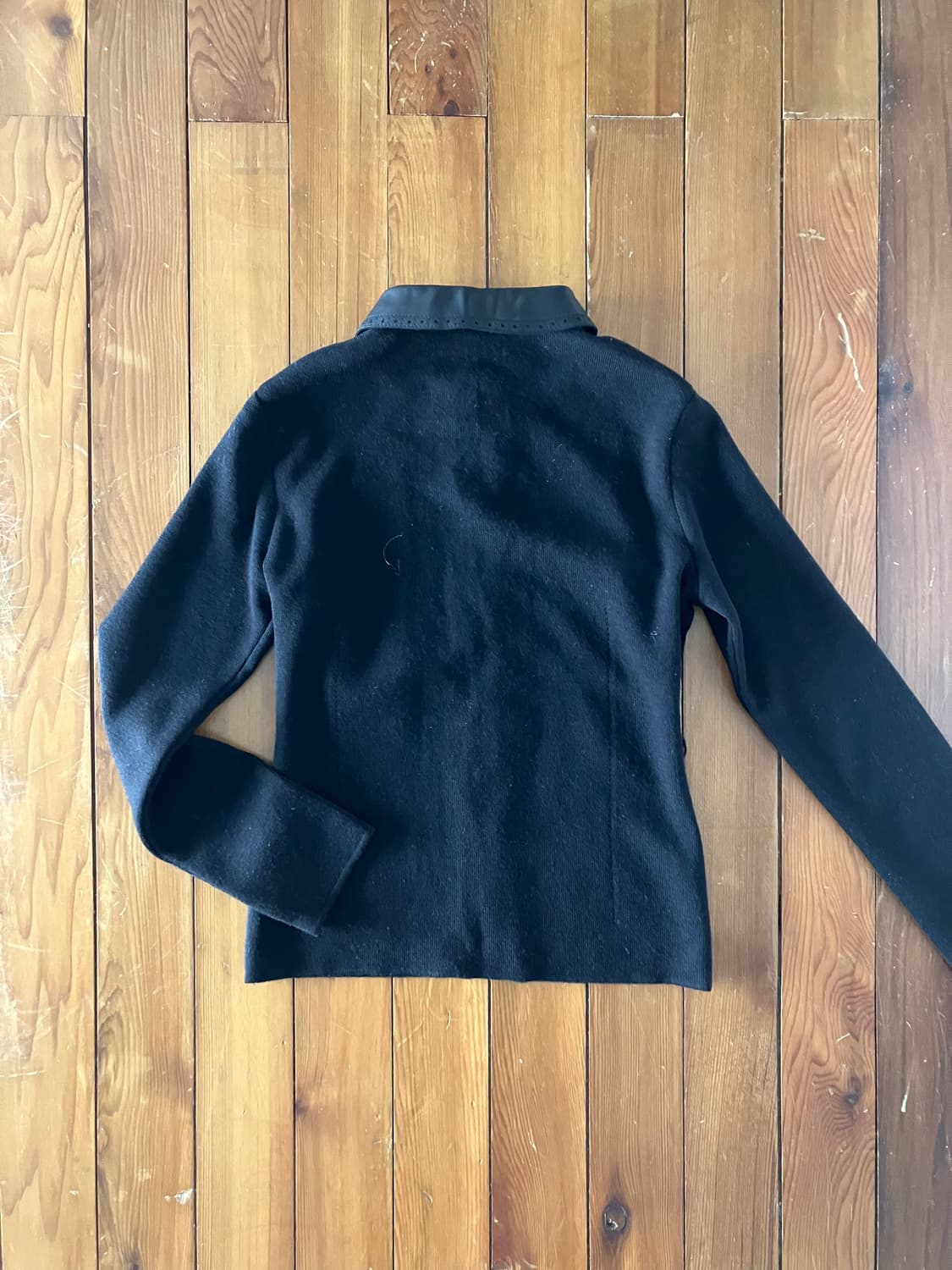 유니크 디자인 니트 탑 상품이미지4