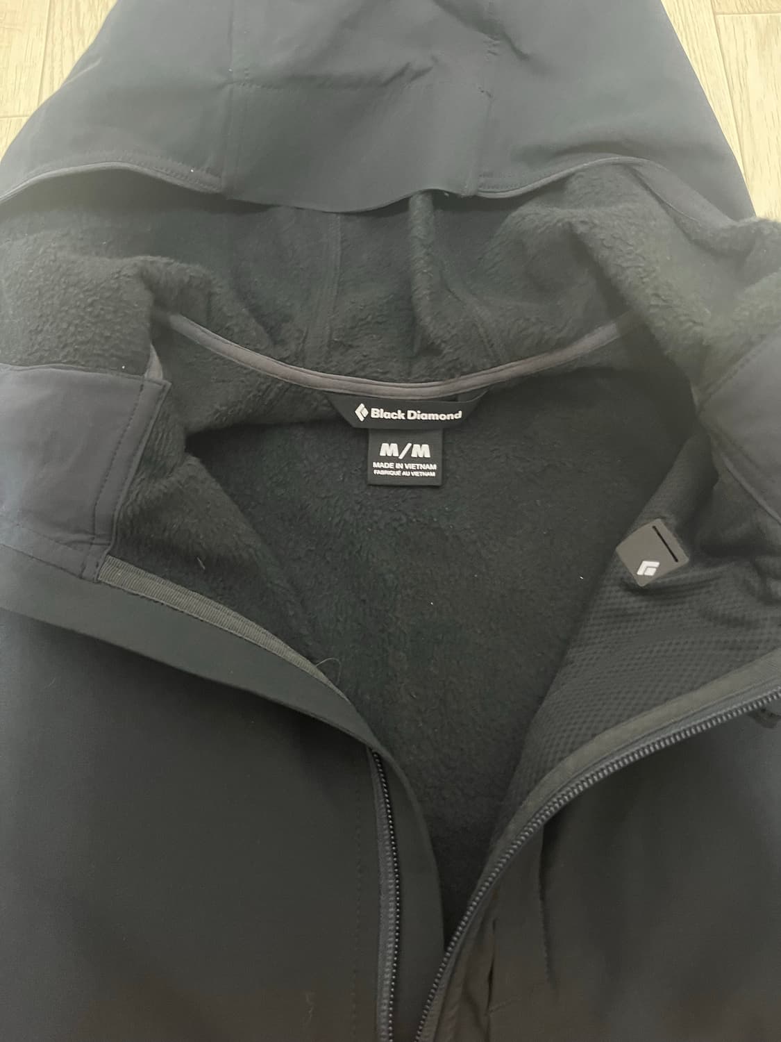 블랙 다이아몬드 남자 기모 후디 상품이미지2