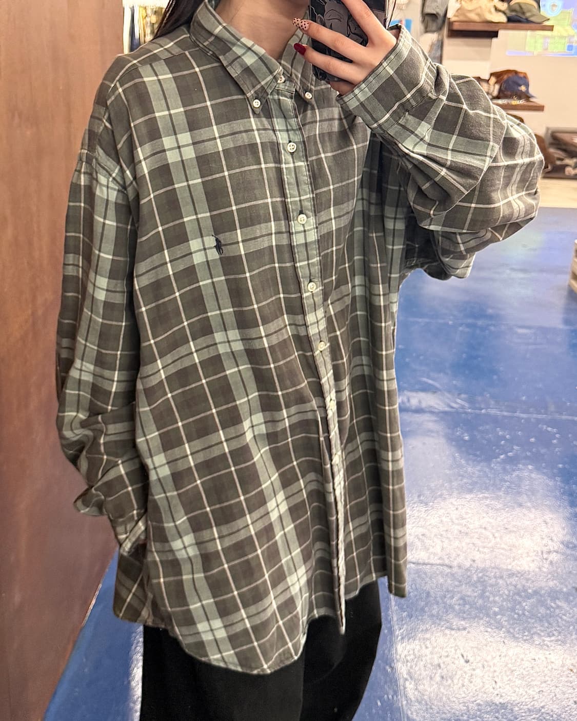 PRL 폴로 랄프로렌 파머 체크 셔츠 상품이미지2