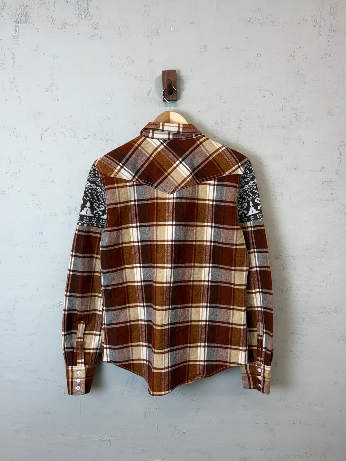 K mayer 빈티지 웨스턴 체크 셔츠 상품이미지2