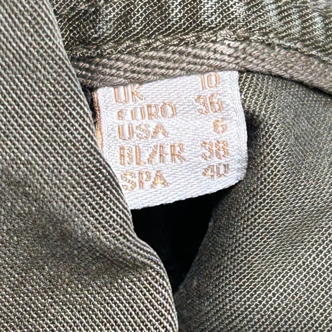 바버 카키 셔츠 원피스 UK 10 상품이미지6