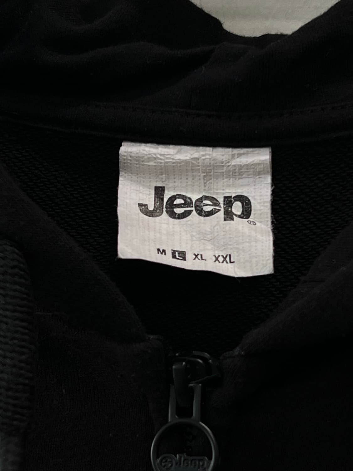 (XS) JEEP 지프 후드집업 블랙 상품이미지4