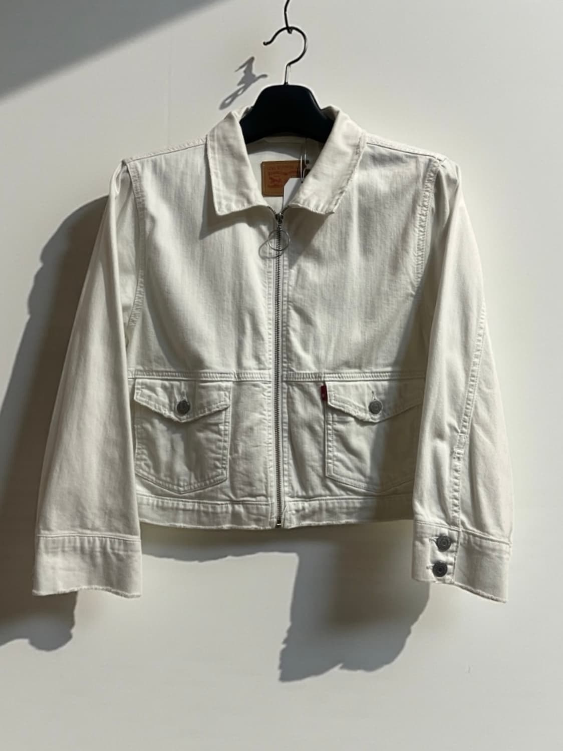 리바이스 크롭 코튼 집업 자켓 상품이미지1