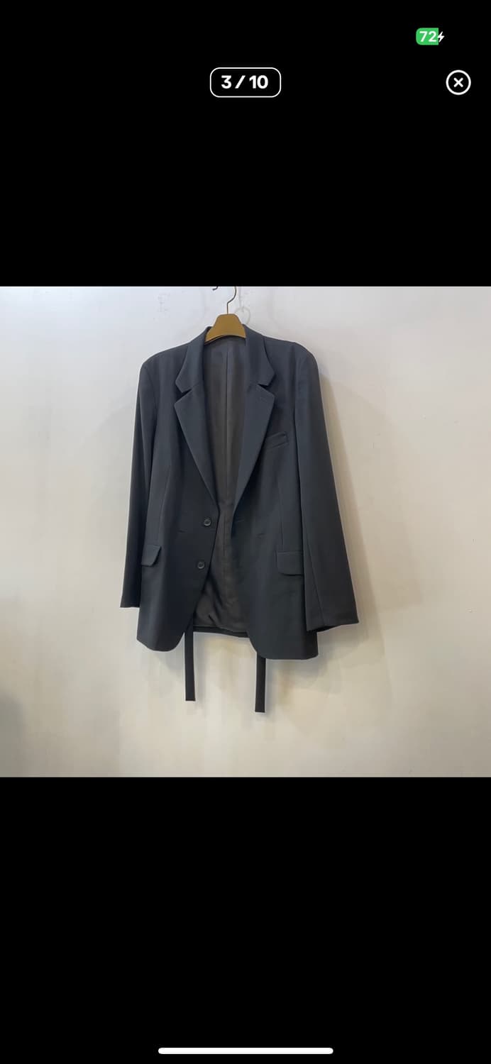 요지야마모토 22fw 웨이스트 자켓 상품이미지3