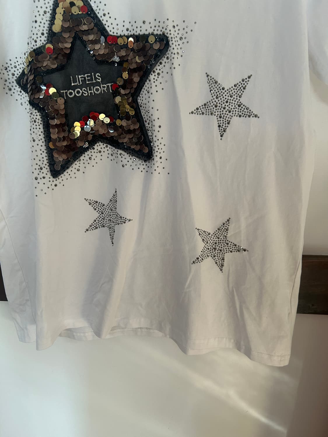 별 스팽글 티셔츠  상품이미지4