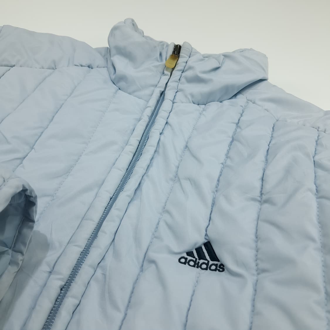 CN931 M 아디다스 스카이블루 패딩 자켓 점퍼 상품이미지6