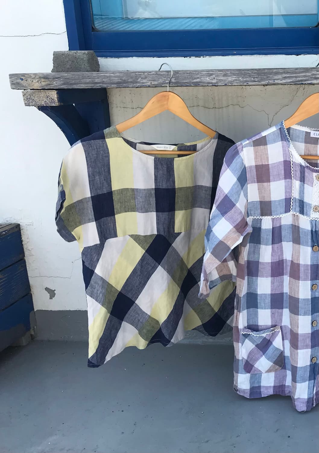 스튜디오 클립 STUDIO CLIP 체크 블라우스 상품이미지1