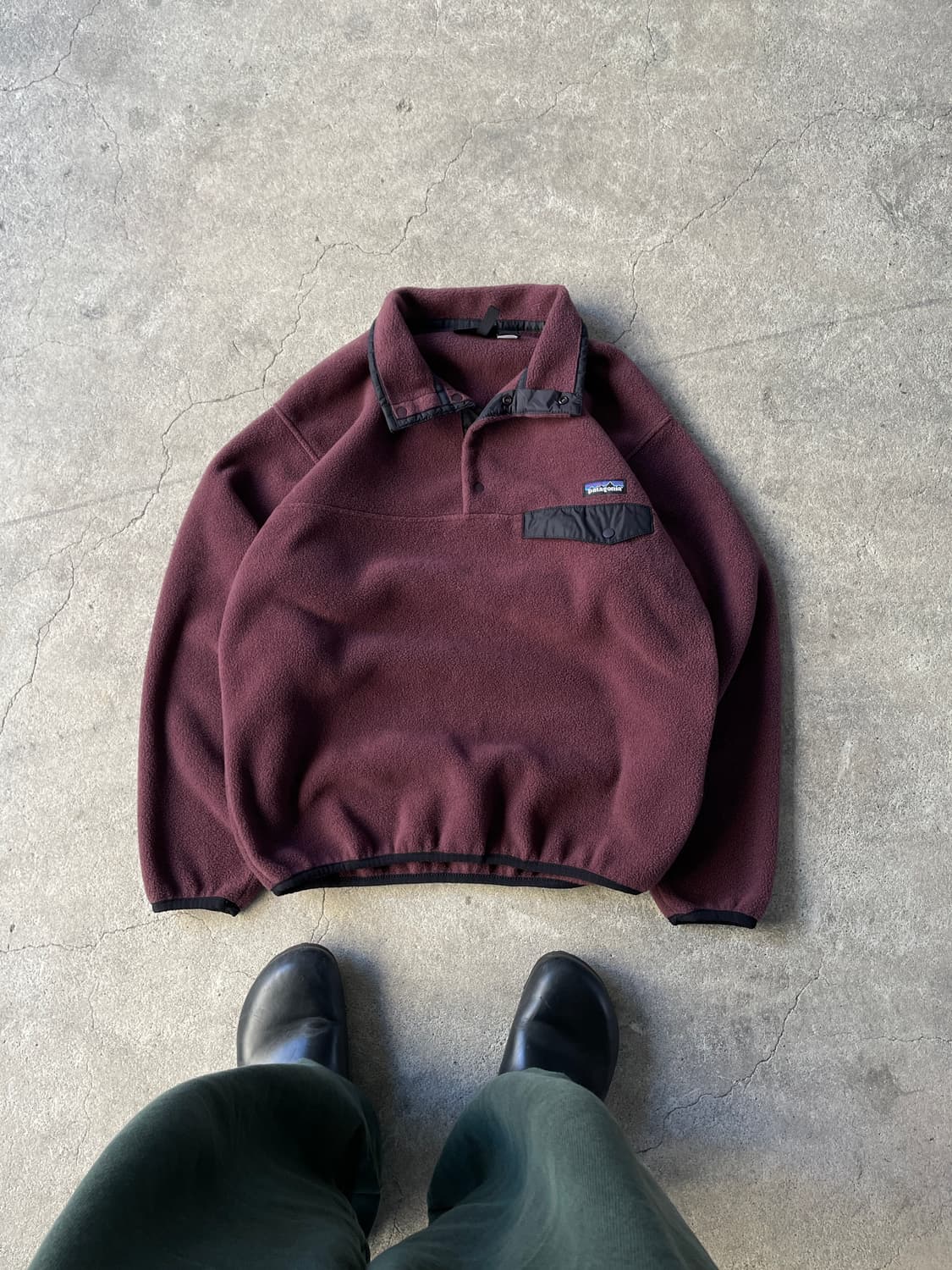 00s Patagonia Synchilla Brown Snap-T  상품이미지2