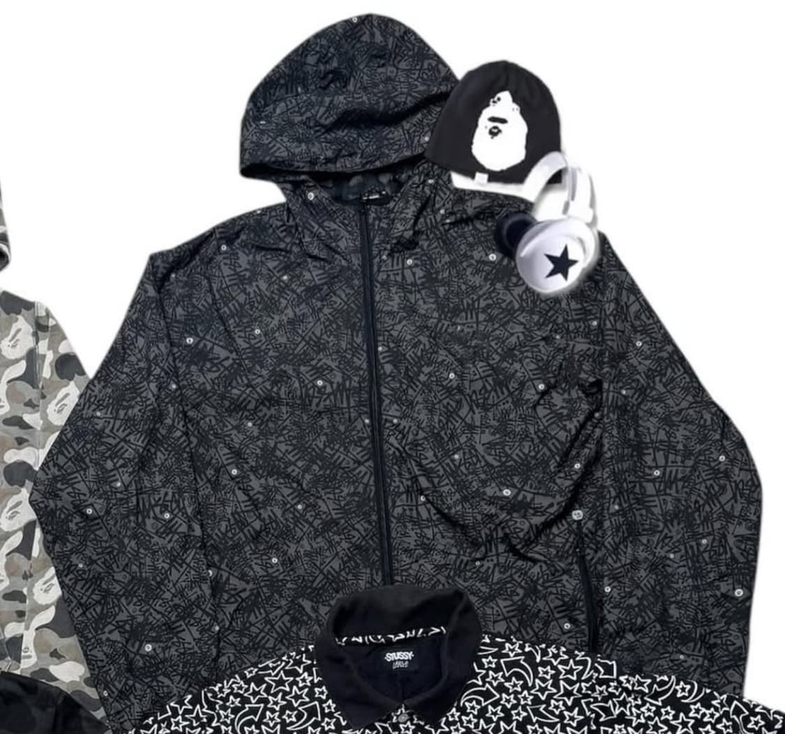 스투시 로고 바람막이 상품이미지1