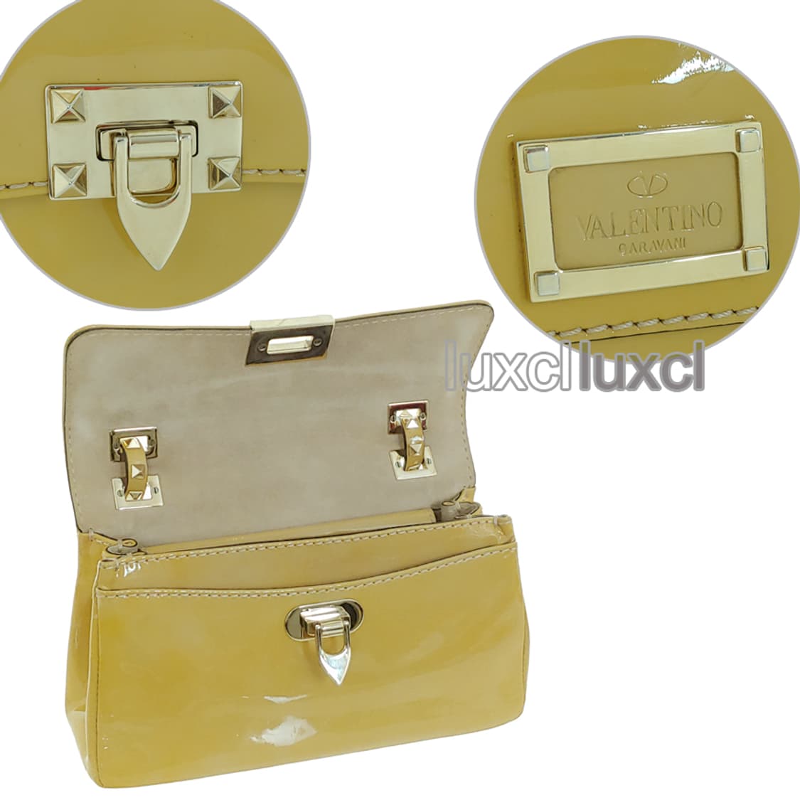 [정품] 발렌티노 락스터드 페이턴트 스몰 숄더백 상품이미지7