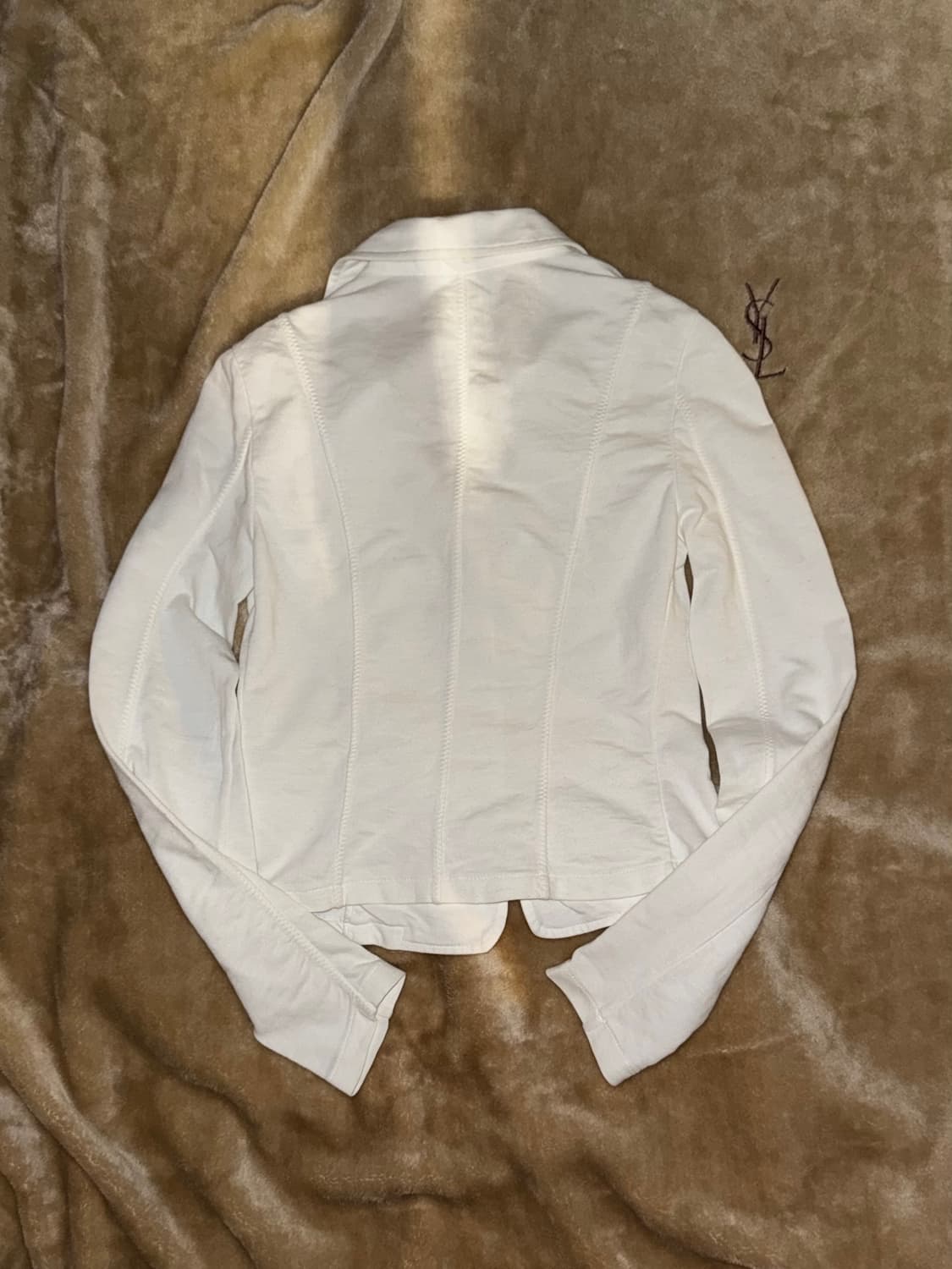 Max Mara (weekend) 화이트 저지 가디건형 자켓 S 상품이미지3