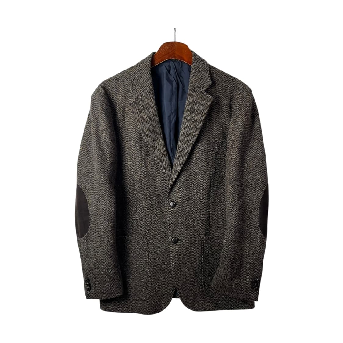 [Kent x Harris Tweed] 엘보패치 헤링본 자켓 상품이미지1