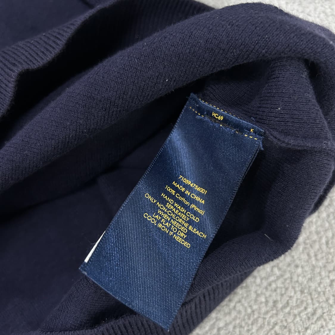 폴로 랄프로렌 네이비 니트 s 상품이미지4