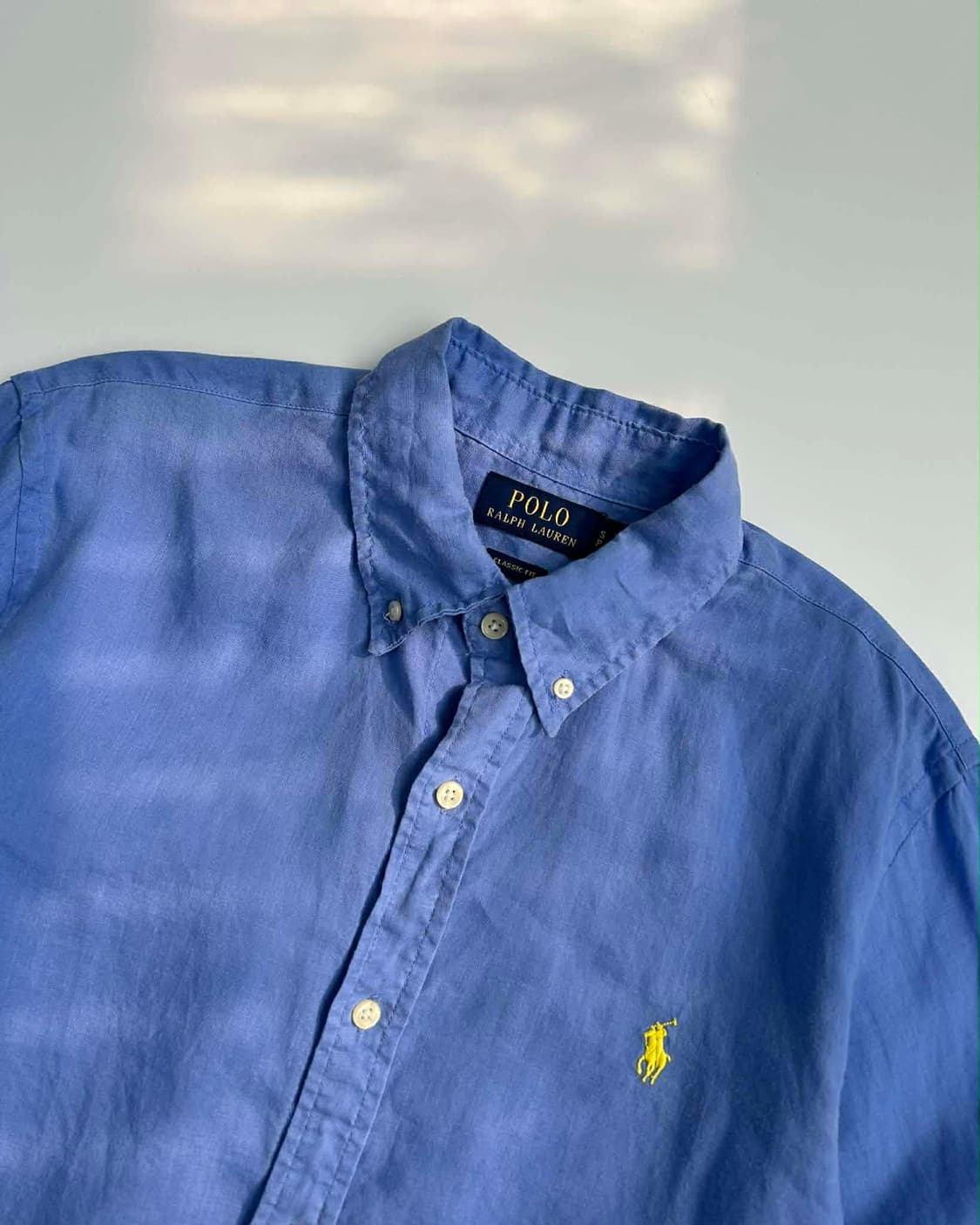 [S] 폴로 랄프로렌 23ss 큐알택 린넨 버튼 셔츠 상품이미지7