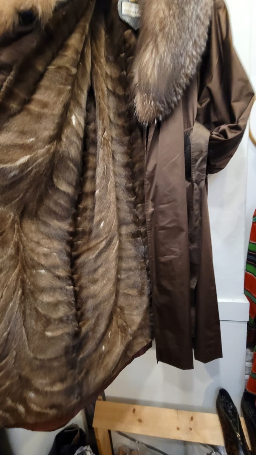 디자이너 밍크내피 폭스퍼 롱코트 상품이미지4