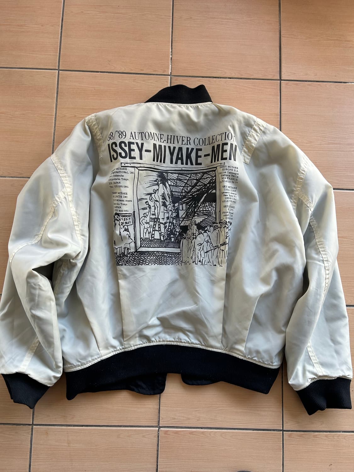 88FW 이세이미야케 스태프 봄버자켓 상품이미지7
