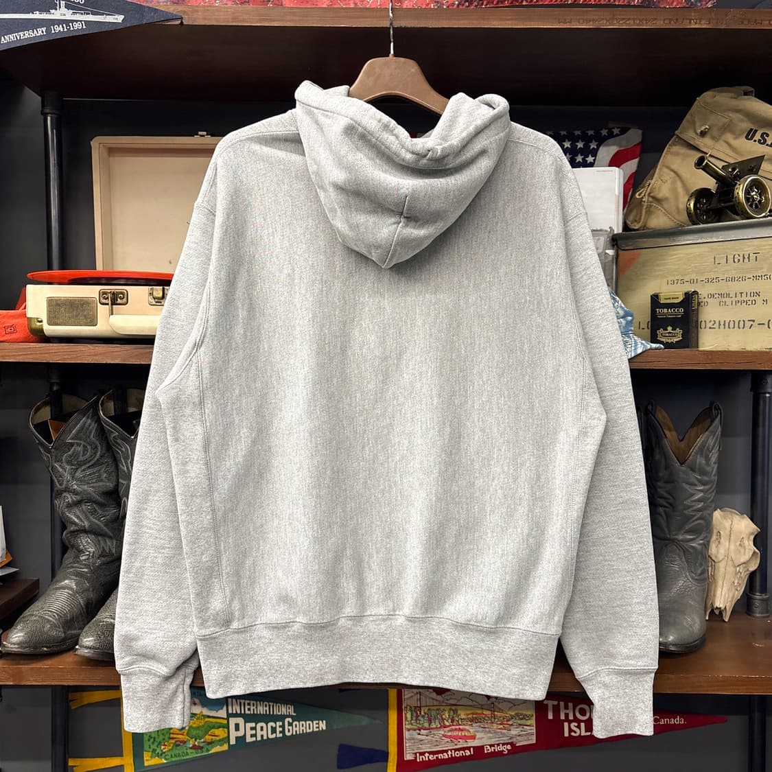 00s 챔피온 리버스위브 스몰로고 헤비코튼 후드티 N1218 상품이미지2