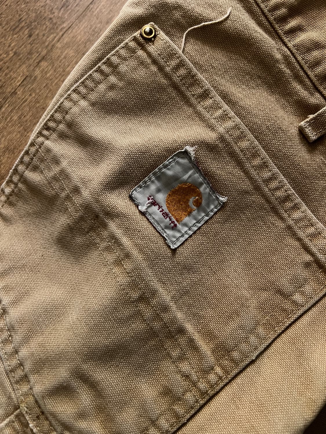 [32]칼하트 Made in USA 브라운 더블니 워크 팬츠 상품이미지7