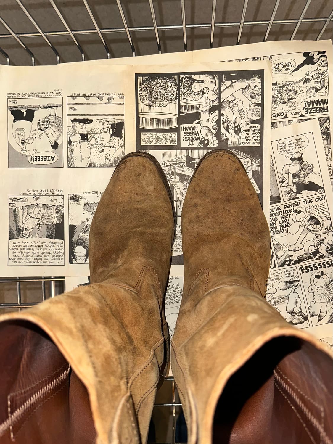 Gardian real suede aged western boots  상품이미지10