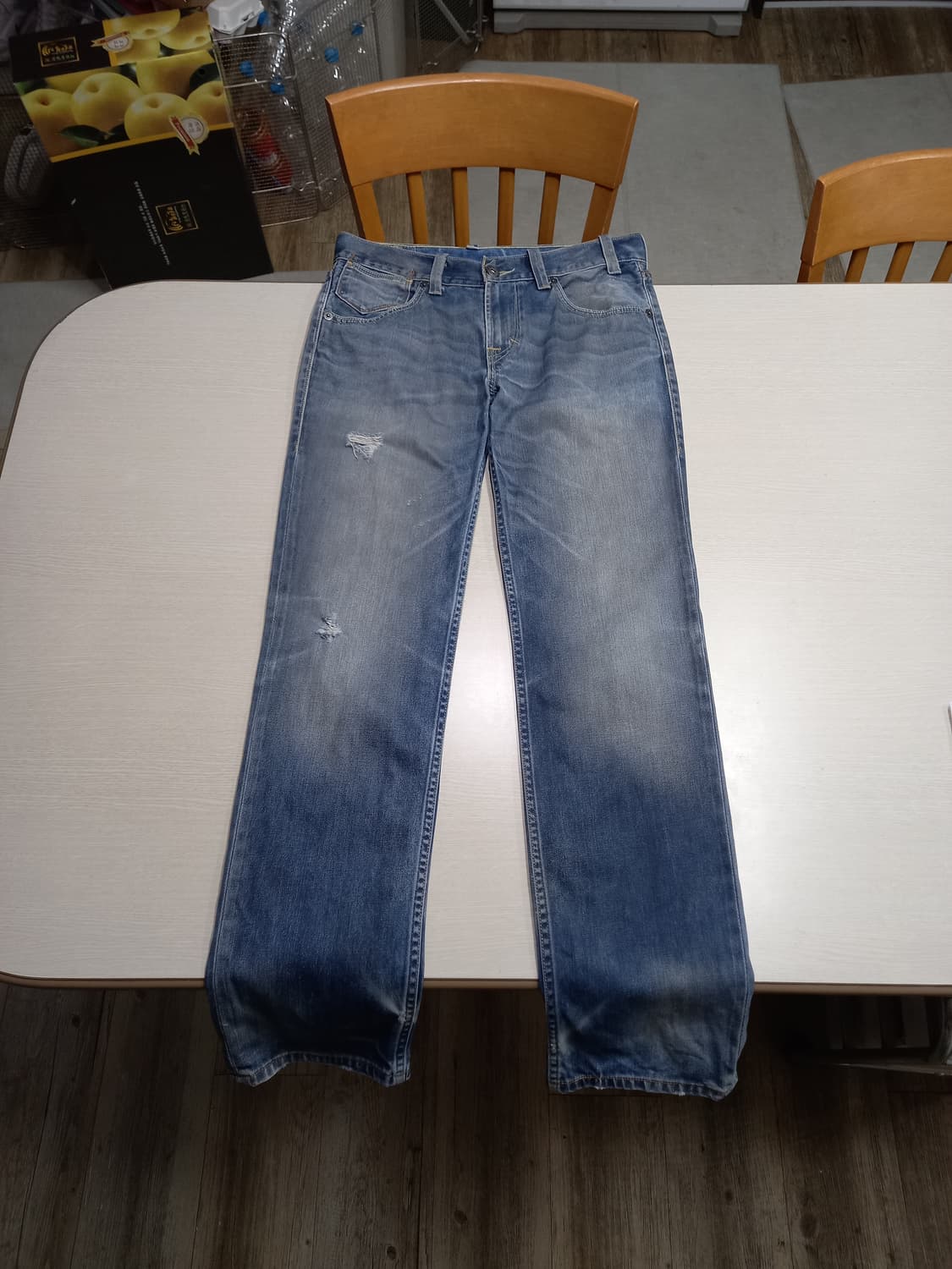 32 리바이스504 워싱 일자진 32-344 상품이미지1