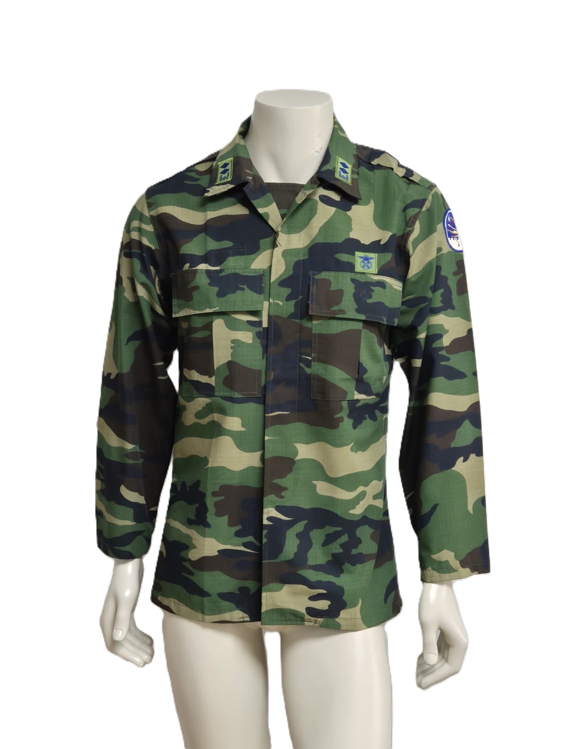 공군 구형 30방공관제단 행정 중위 초기형 하계 전투복 상의 자켓 (S) 상품이미지1