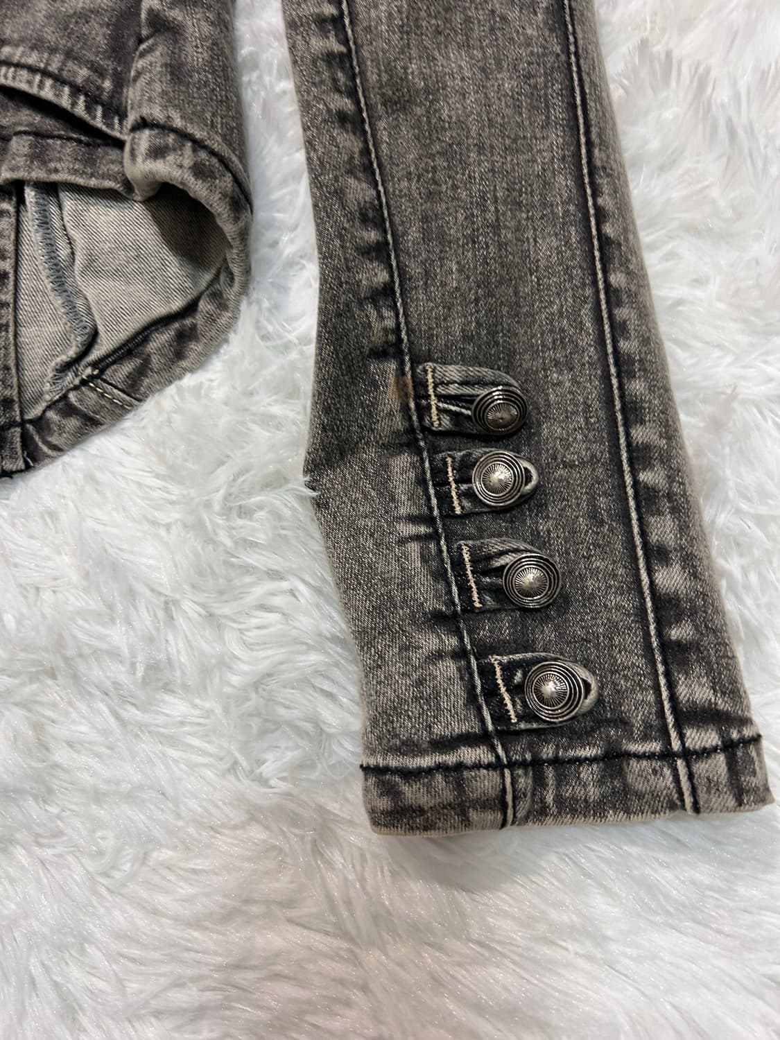 punk rock chic mood denim jacket 상품이미지4