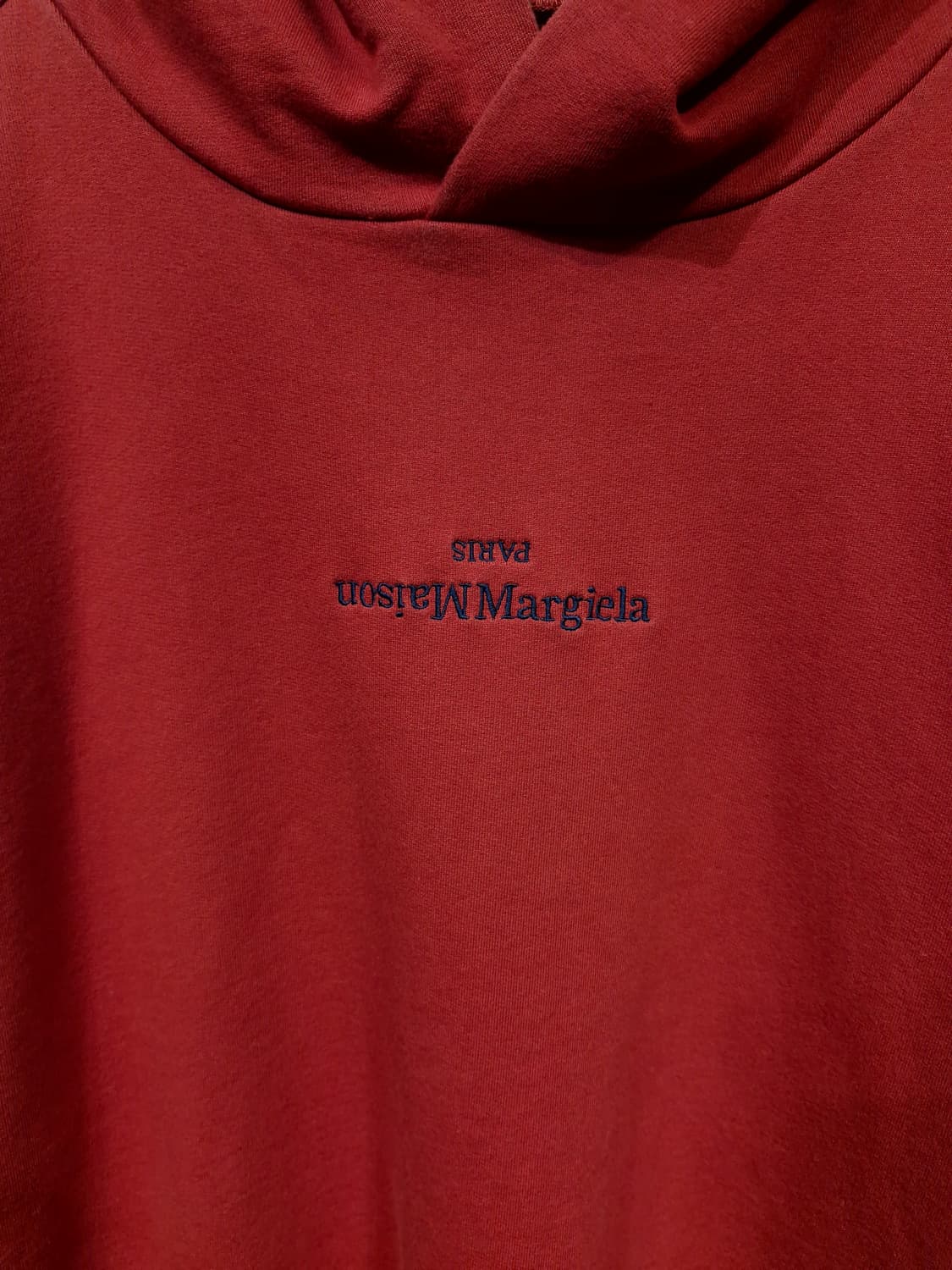 메종마르지엘라(Maison Margiela)리버스 로고자수 후드 상품이미지4
