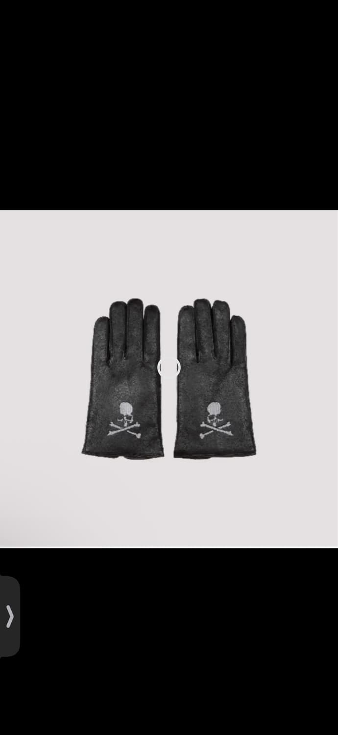 마스터마인드 램스킨 로고 장갑 블랙 라지 상품이미지2