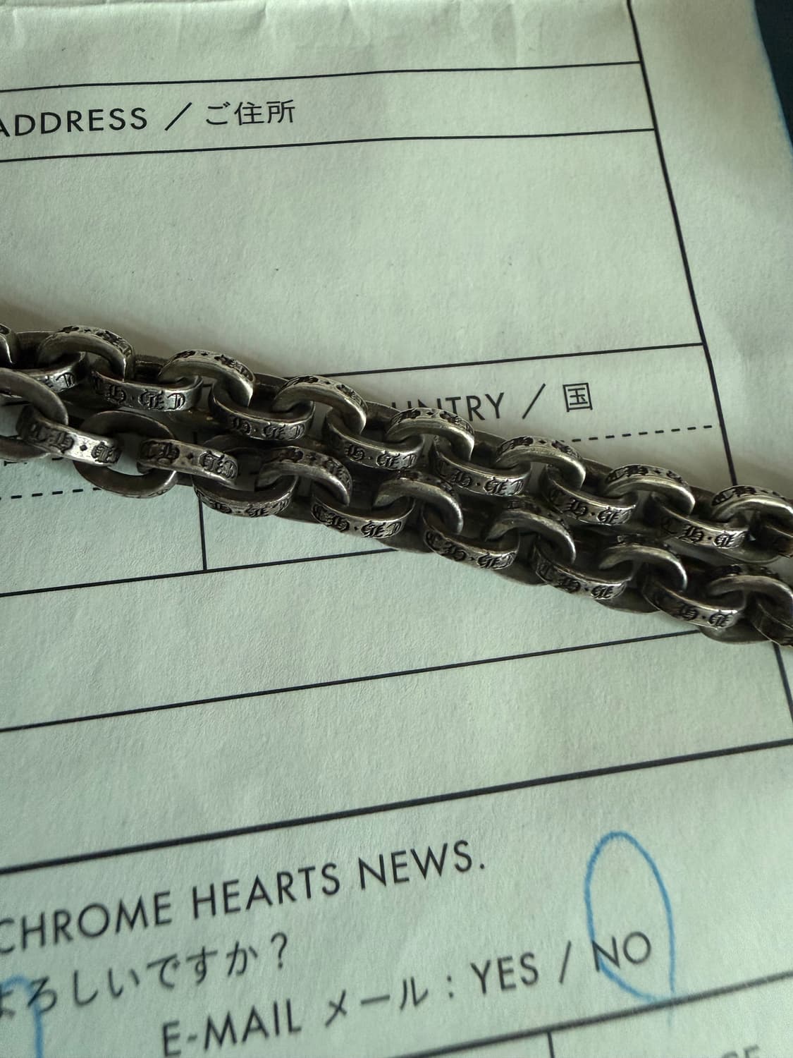 크롬하츠 페이퍼체인 30인치 상품이미지4