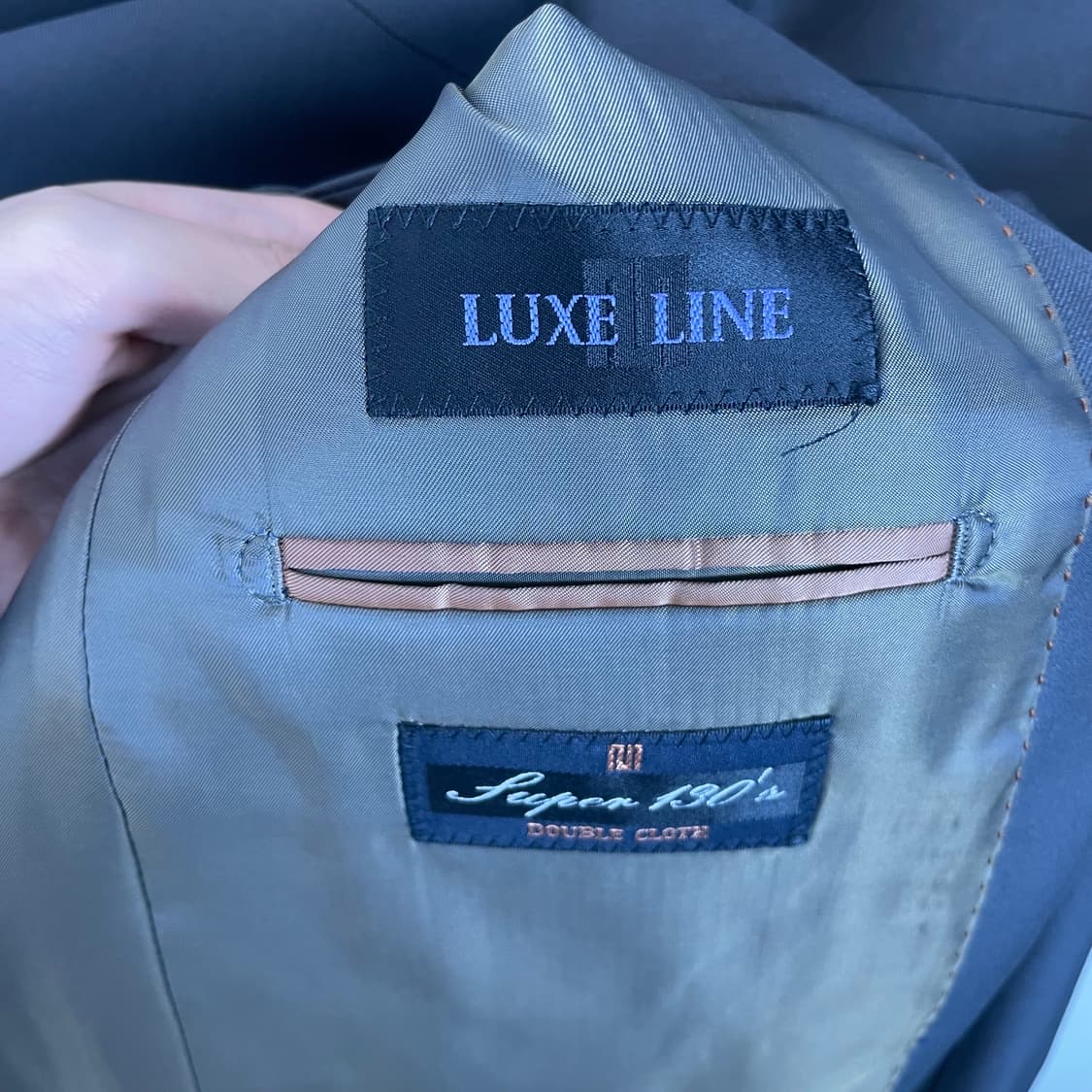 LUXE LINE 그레이 울 블레이저 자켓 상품이미지5
