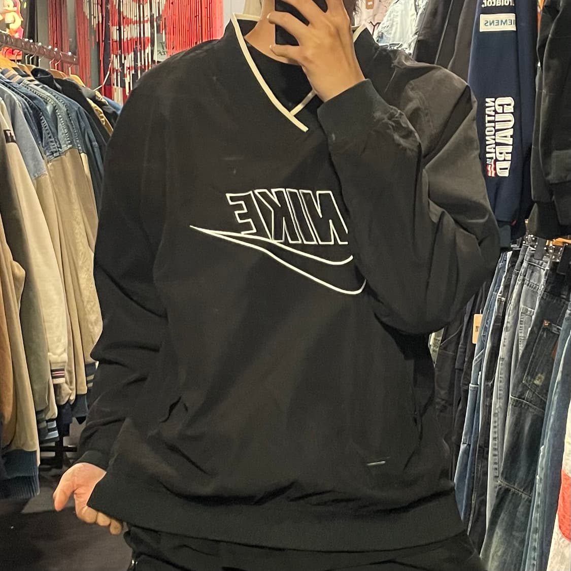 [IM] nike 나이키 블랙 빅스우시 웜업 상품이미지2