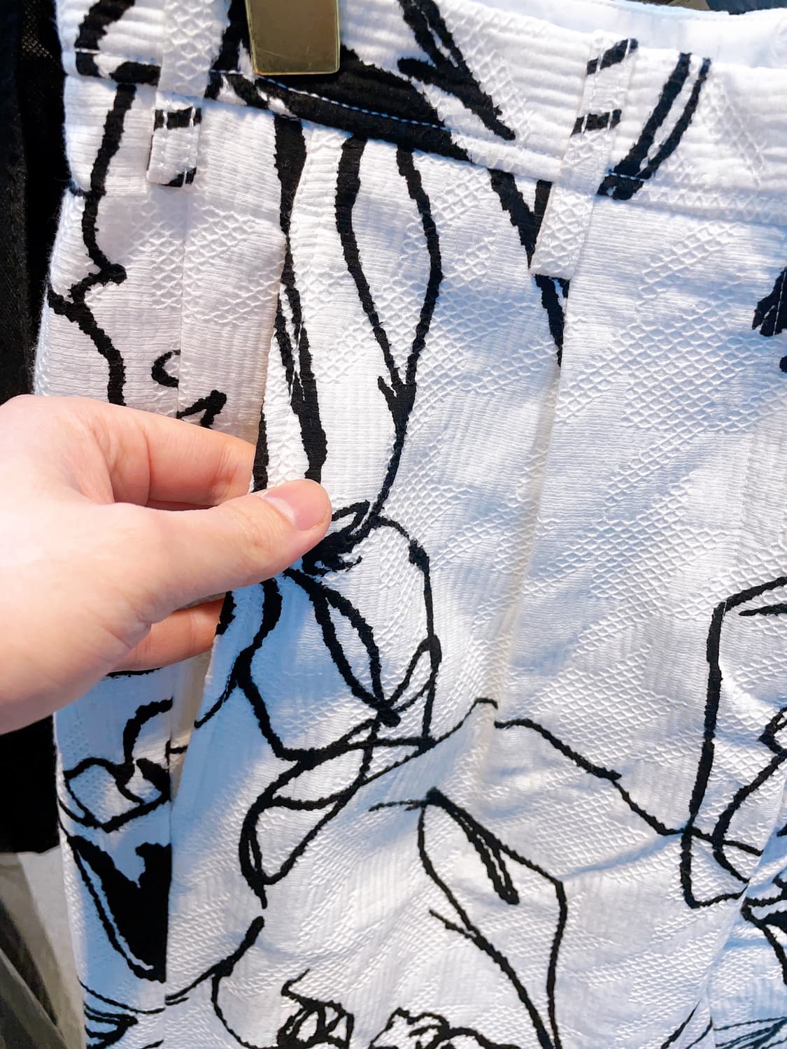 (정품/새상품) 네헤라 여성 화이트 플라워 패턴 코튼 팬츠 상품이미지2