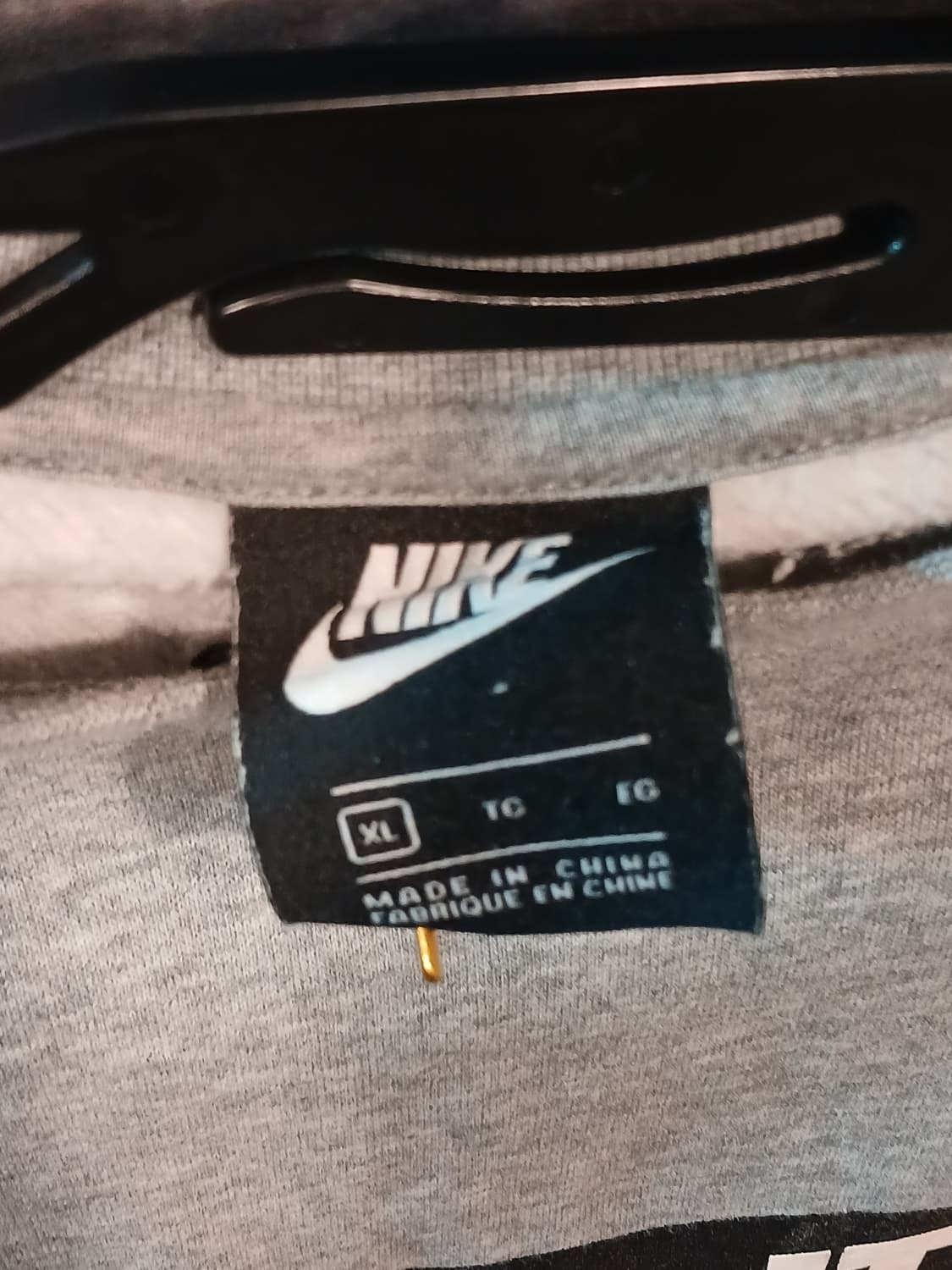 나이키 시그니처 박스로고 맨투맨 그레이 상품이미지3