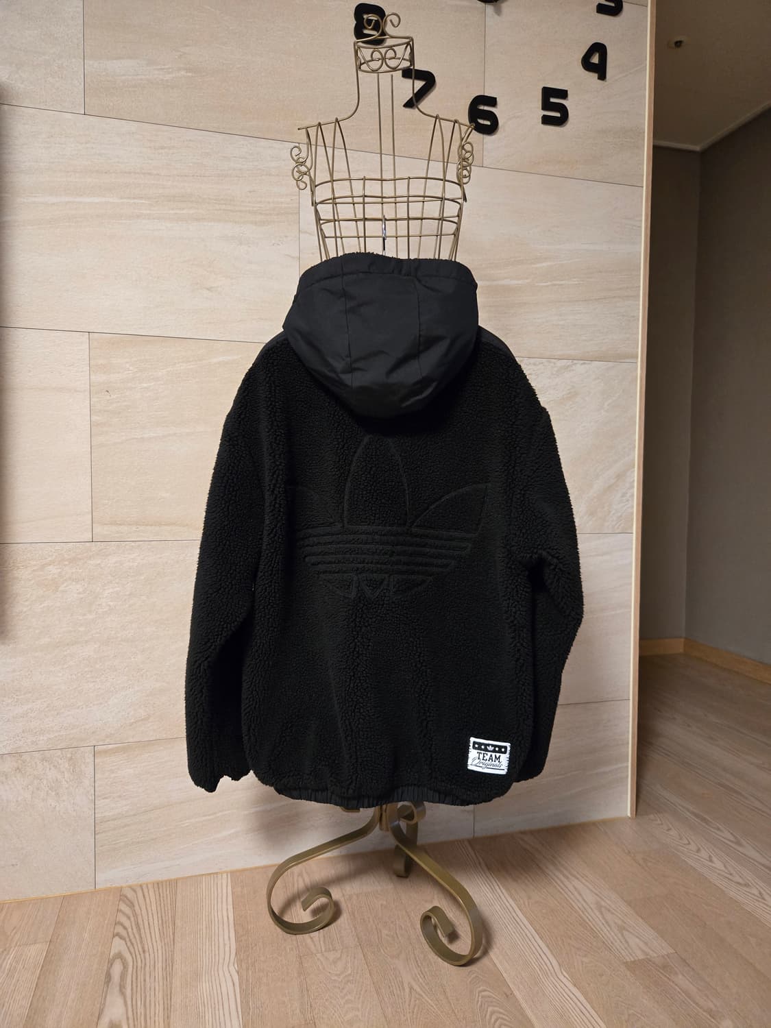 [L] 아디다스 남성 플리스 후드 집업 자켓 상품이미지4