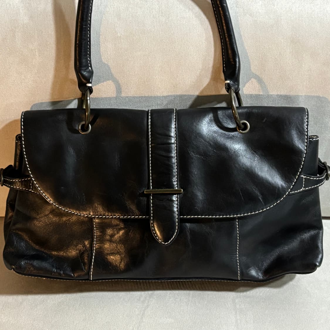 Eddie Bauer Leather Shoulder Bag  상품이미지2