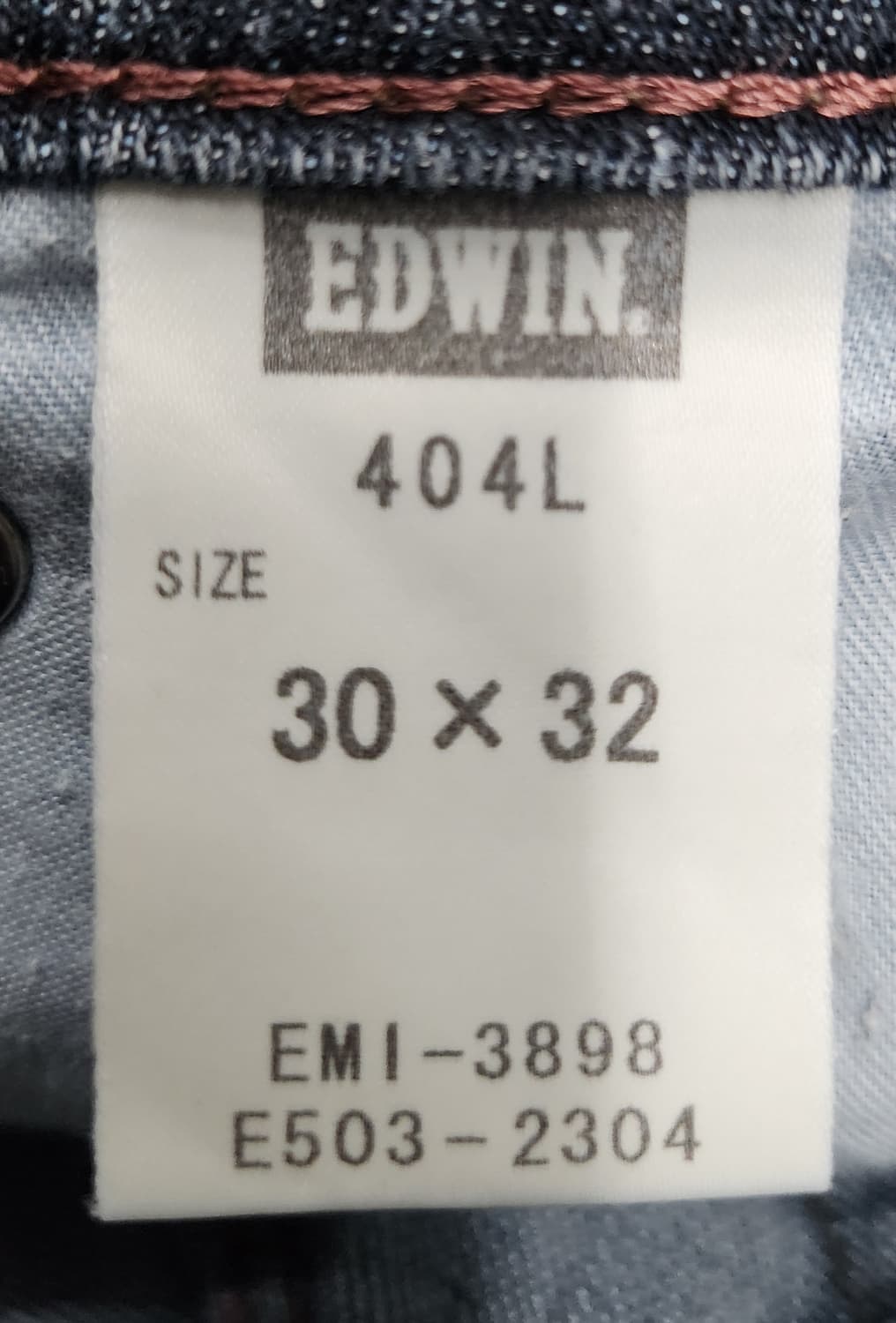 EDWIN 에드윈 데님팬츠 30사이즈 상품이미지4