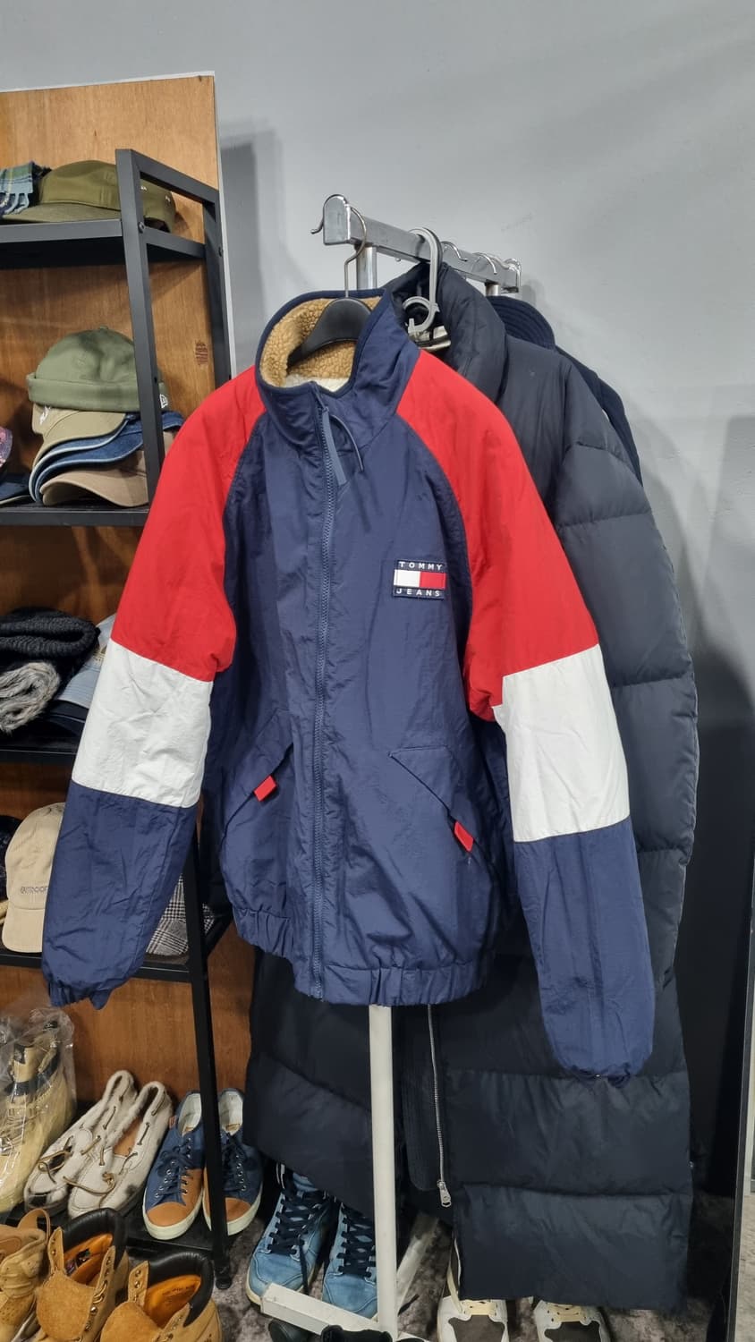 타미 tommy (한섬) 양면 플리스 점퍼 오버핏m (100적당) 상품이미지3