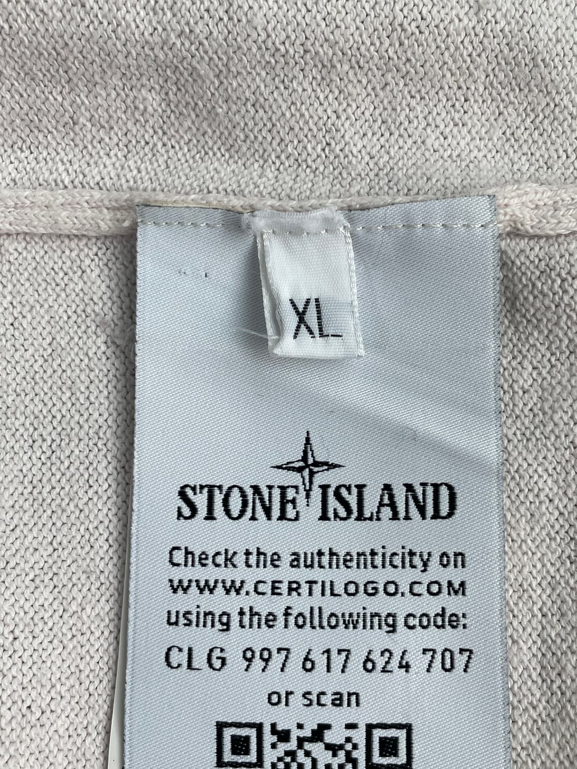 [XL] 스톤 아일랜드 와펜 패치 오가닉 코튼 니트 스웨터 상품이미지9