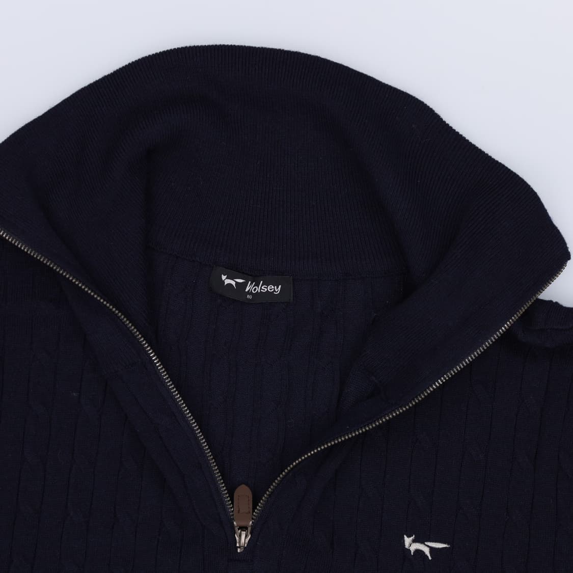 100 울시 반집업 니트 스웨터 0403H1 상품이미지3