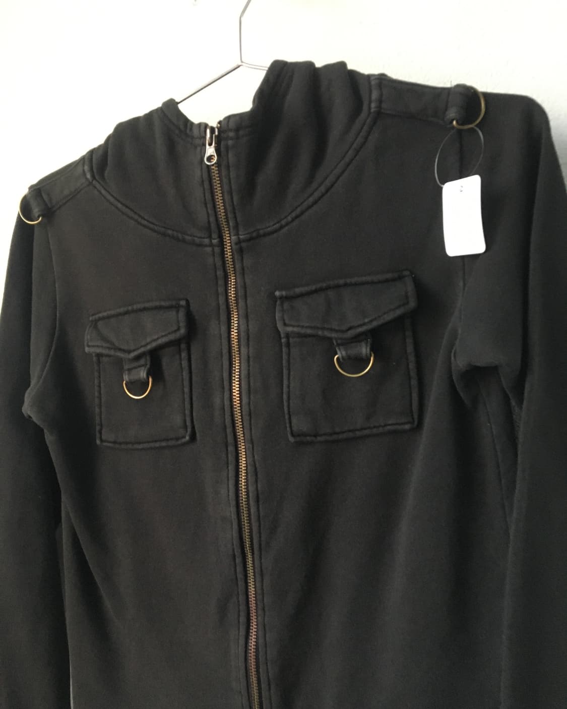 Pocket point high neck hood zip up 상품이미지4