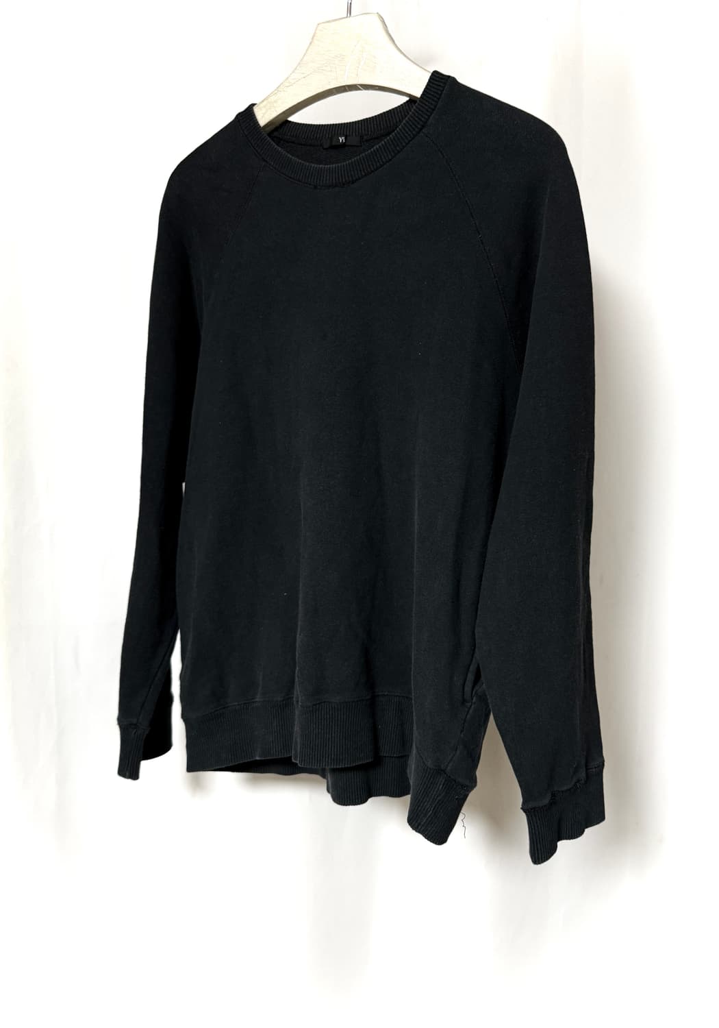 요지야마모토 90s 시그니처 러버 맨투맨 상품이미지1