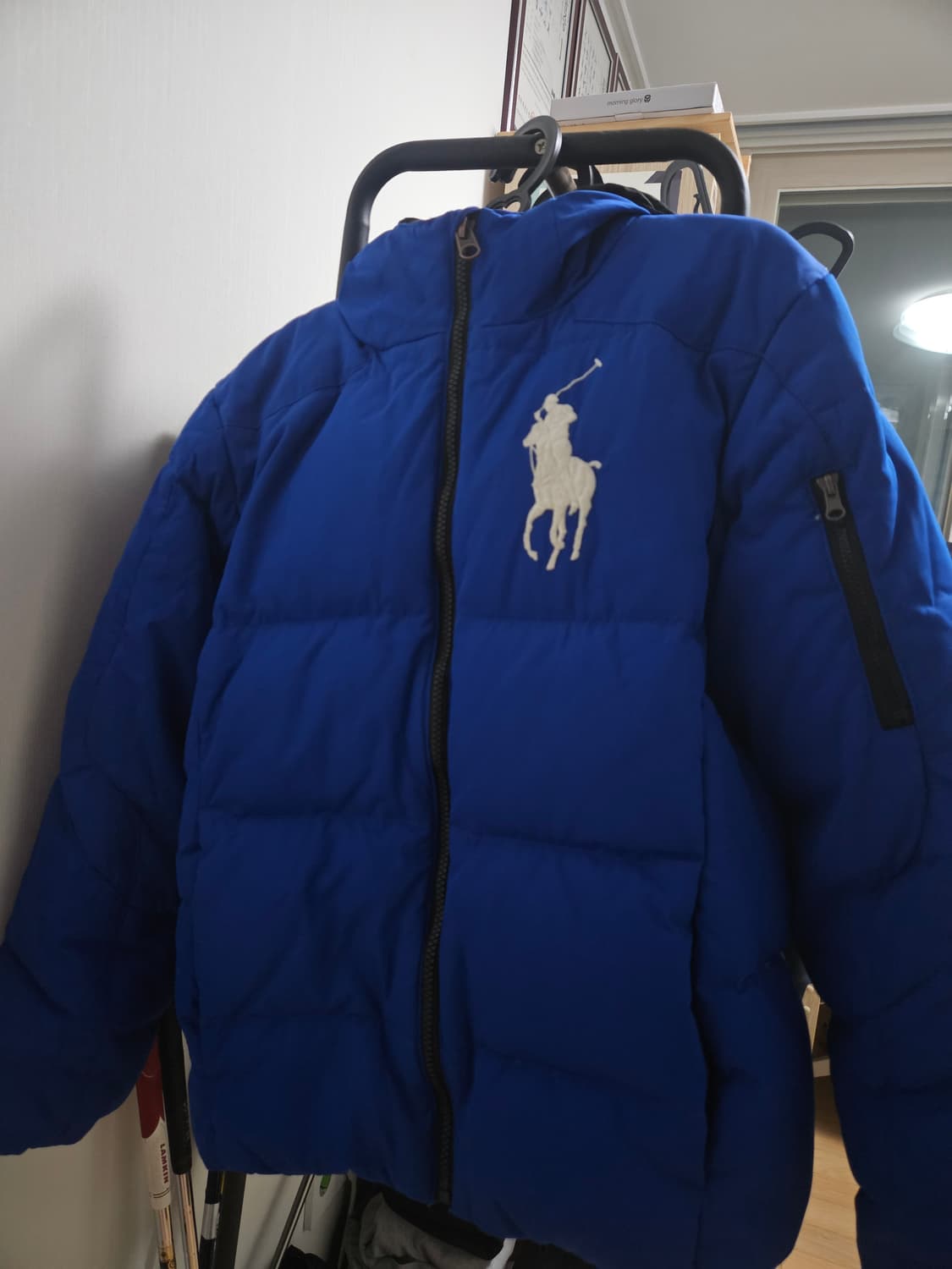 폴로 랄프로렌 빅로고 패딩 (블루) / 겨울 패딩 / 상태 좋음 상품이미지1