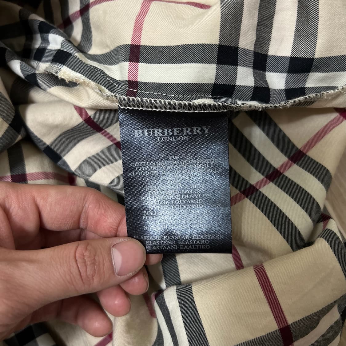 버버리 런던 여성 노바체크 반팔 원피스 XL 상품이미지5