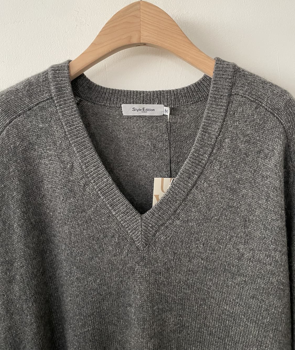 vintage cashmere 100 v-neck knit 상품이미지2