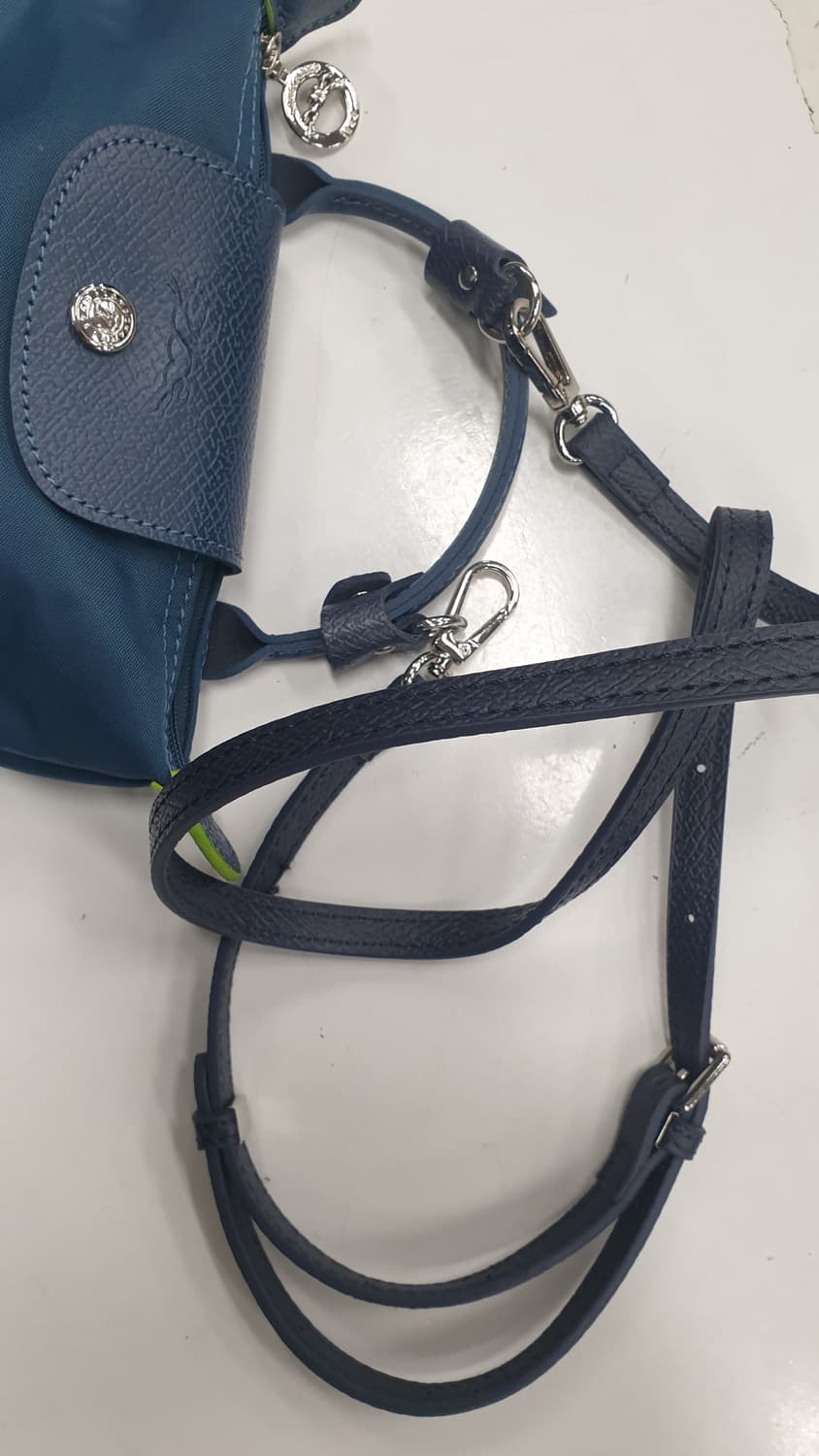 롱샴 르 플리아쥬 미니 크로스백 블루 상품이미지3