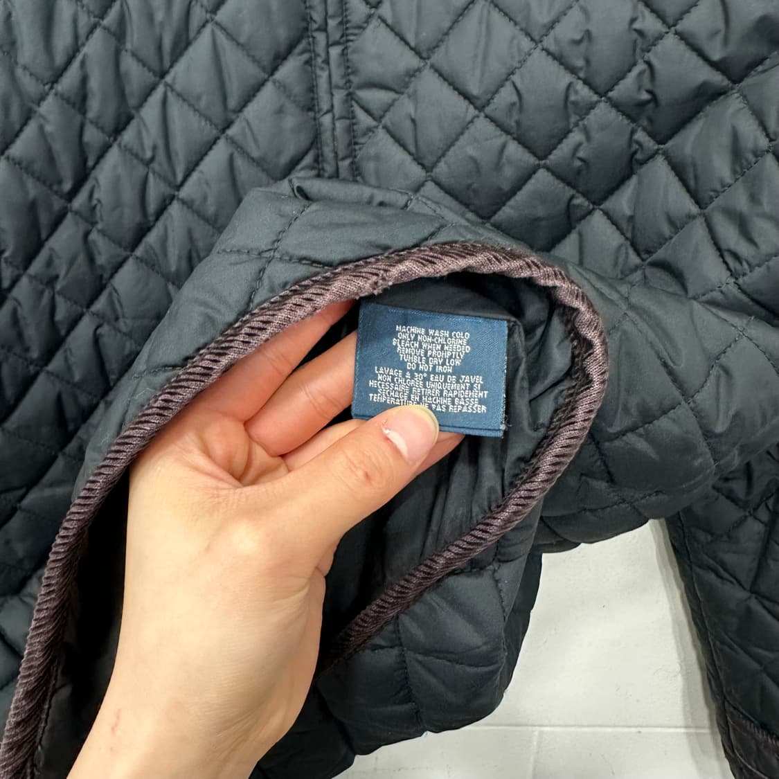 폴로 퀄팅 자켓 상품이미지5