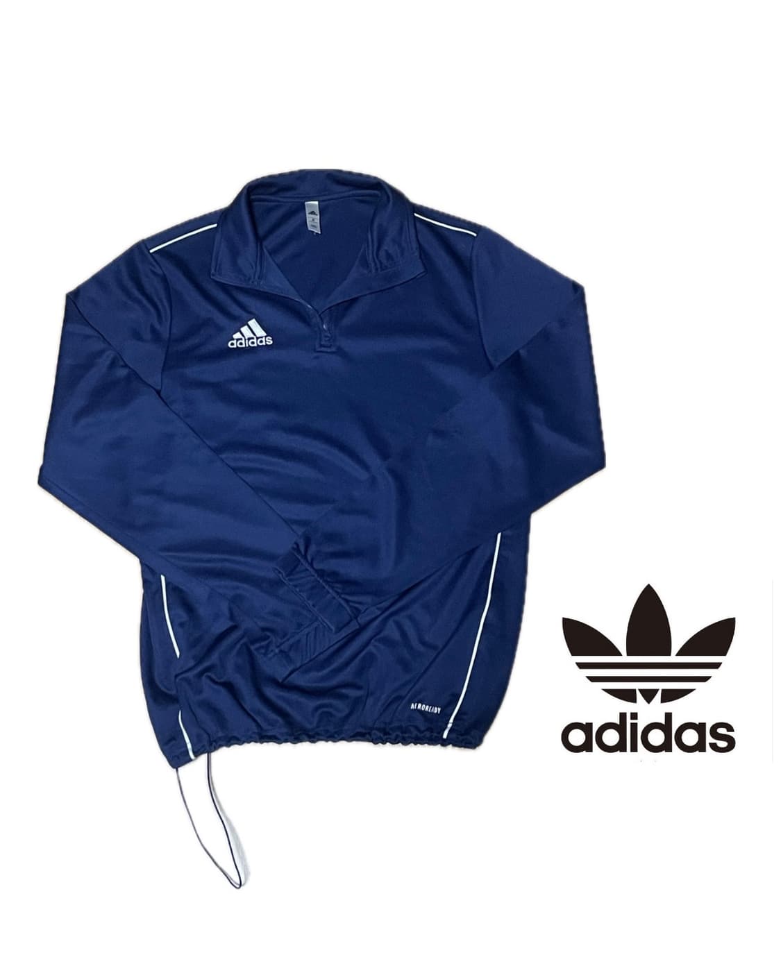 희귀매물⭐️아디다스 네이비 스트링 반집업  상품이미지1