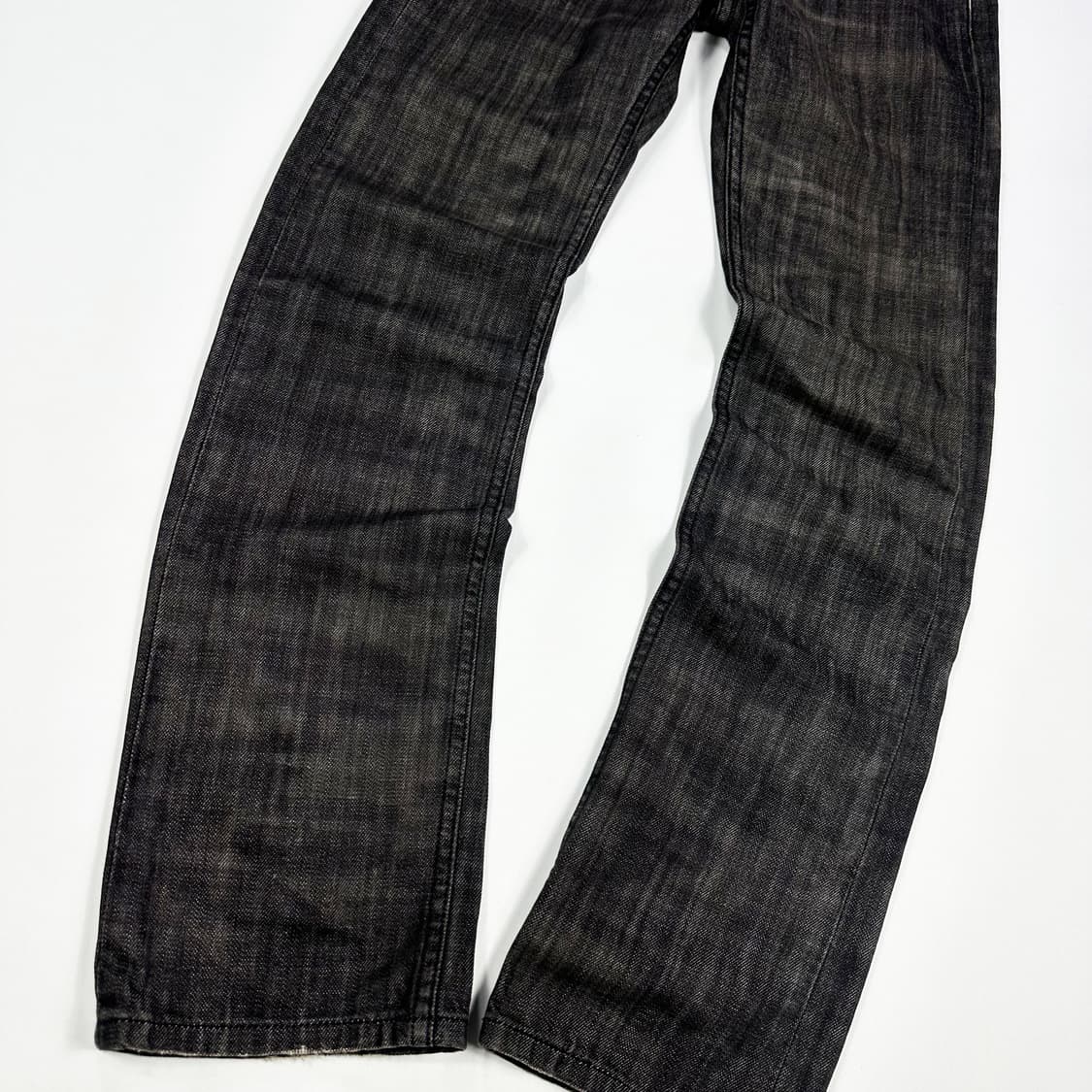 리바이스 522 오리지널 흑청 워싱 데님팬츠 (28인치 여성추천) 상품이미지5