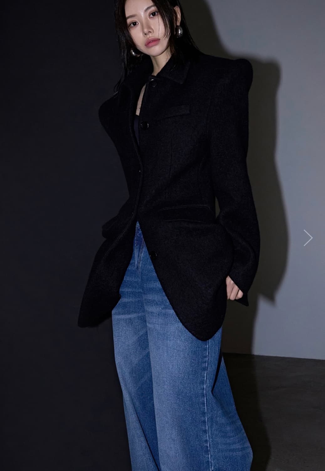 랑거 langer 싱클레어 울 알파카 블렌드 코트 브라운 컬러 상품이미지9