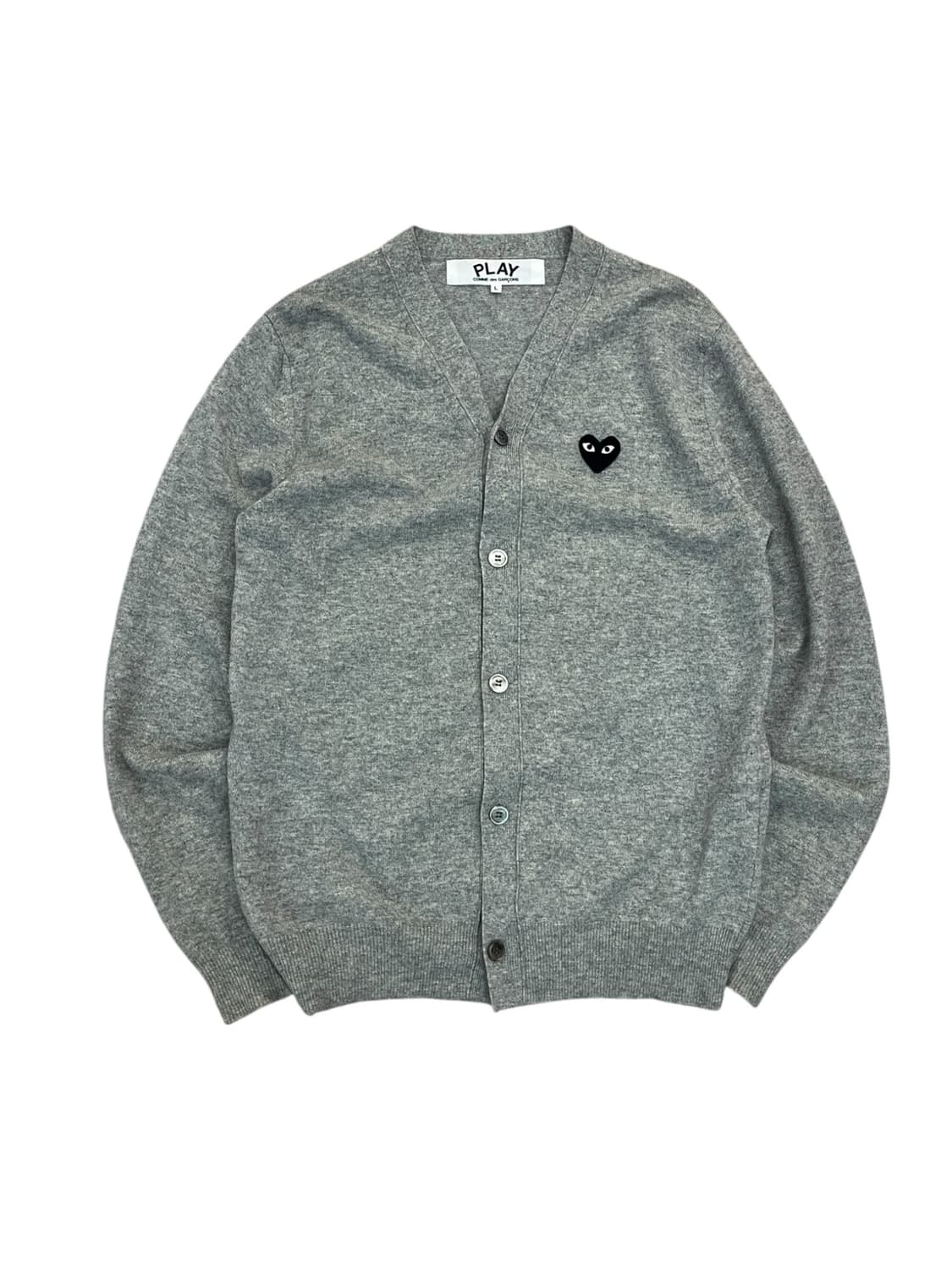 꼼데가르송 가디건 그레이 L #csz2668 상품이미지3